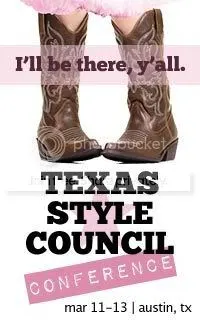 Texas Style Conference - badge by PrettyShinySparkly.com