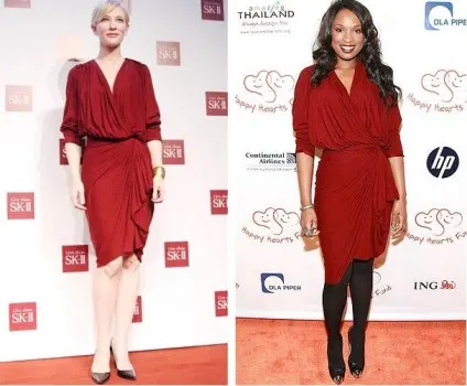 Who Wore It Better: Cate or Jennifer with claret-colored Lanvin gown
