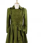 Trend of the Week: eShakti Ruffled Military Long Style Jacket