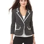 Trend of the Week: {Nautical Stripe Knit Blazer}