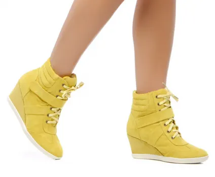 High Top Wedge Sneaker