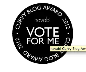 Nominated for The navabi Curvy Blog Award