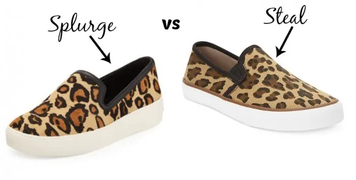 Splurge vs. Steal: {Leopard Slip On Sneakers}