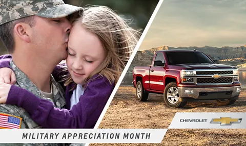 Military Appreciation Month with #ChevySalutes